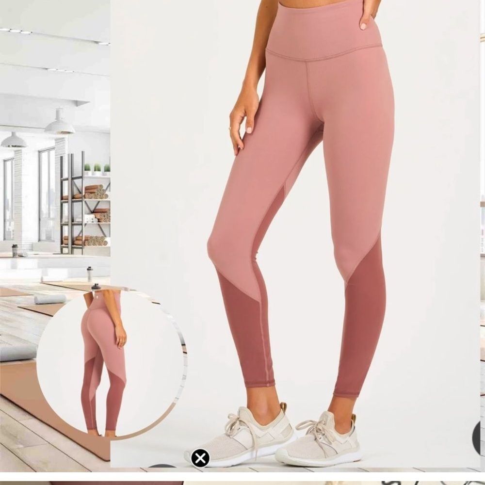 Vuori Colorblock Studio Legging Xs Nwt Women's Leggings Light Terracotta